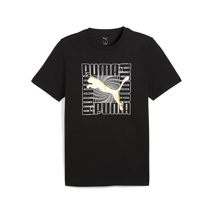 PUMA Men, GRAPHICS Foil Tee, Black, S, (68483501)